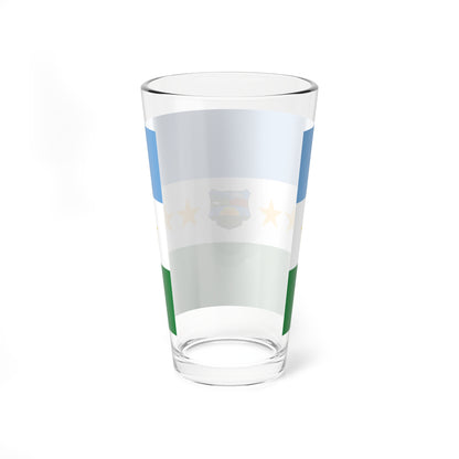 Bandera del Municipio Monagas Anzoategui (Venezuela) Pint Glass 16oz