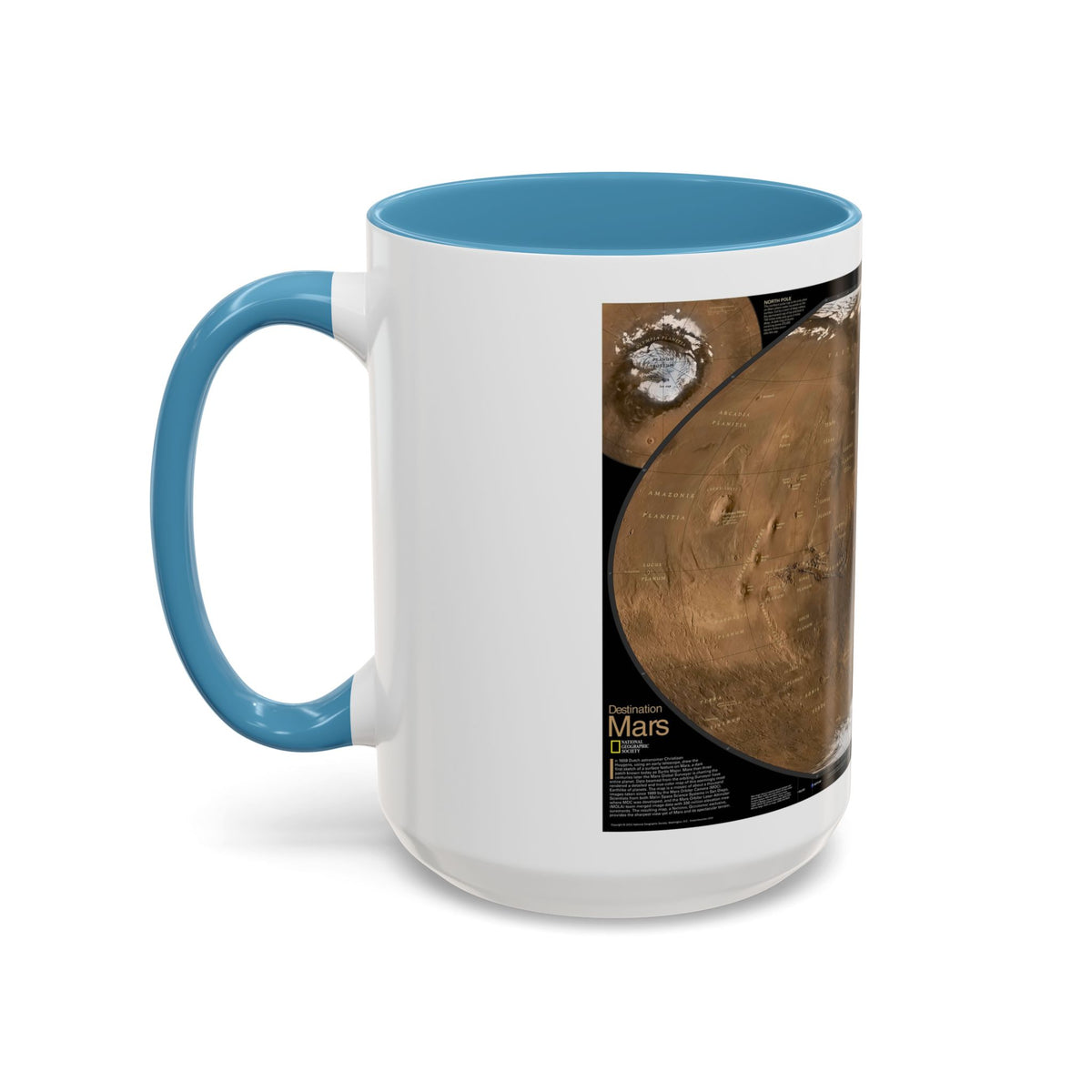 Space - MARS (2001) (Map) Accent Coffee Mug