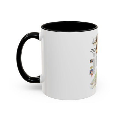 Canada - Quebec-Newfoundland (1980) (Map) Accent Coffee Mug