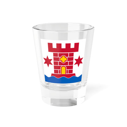 Flag of Kalmar (Sweden) Shot Glass 1.5oz