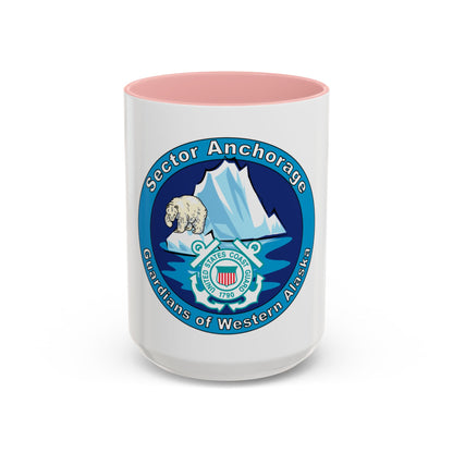 USCG Sector Anchorage (U.S. Coast Guard) Accent Coffee Mug