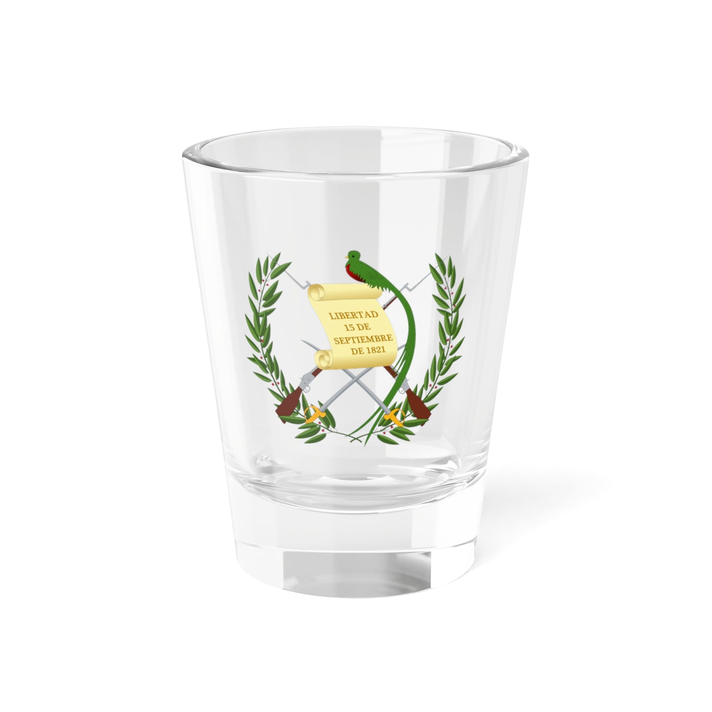 Coat of arms of Guatemala - Shot Glass 1.5oz