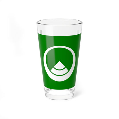 Flag of Shiramine Ishikawa 1971-2005 (Japan) Pint Glass 16oz