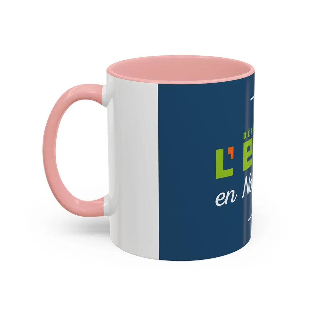 Flag of Eure France - Accent Coffee Mug-Go Mug Yourself