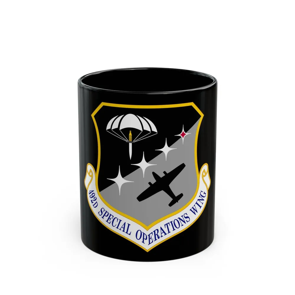 492 Special Operations Wing AFSOC (U.S. Air Force) Black Coffee Mug-11oz-Go Mug Yourself