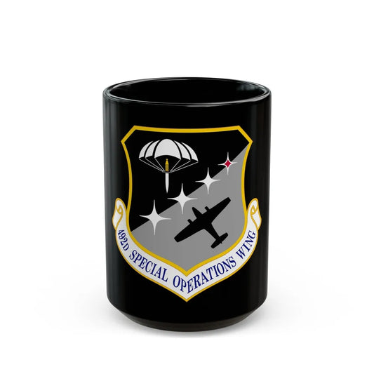 492 Special Operations Wing AFSOC (U.S. Air Force) Black Coffee Mug-15oz-Go Mug Yourself