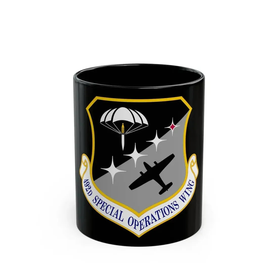 492 Special Operations Wing AFSOC (U.S. Air Force) Black Coffee Mug 11oz - Go Mug Yourself