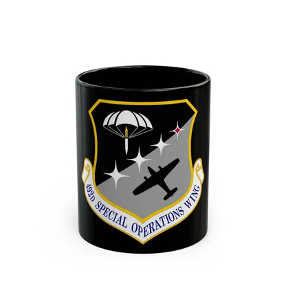 492 Special Operations Wing AFSOC (U.S. Air Force) Black Coffee Mug 11oz - Go Mug Yourself