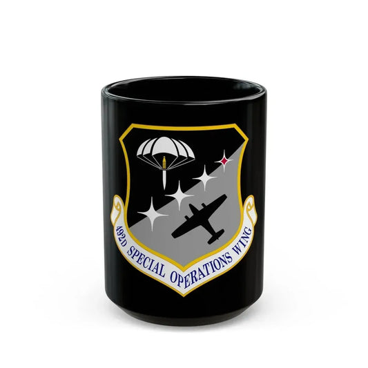492 Special Operations Wing AFSOC (U.S. Air Force) Black Coffee Mug 15oz - Go Mug Yourself