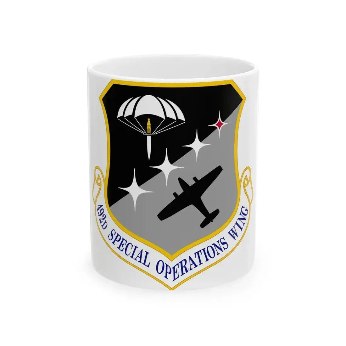 492 Special Operations Wing AFSOC (U.S. Air Force) White Coffee Mug 11oz - Go Mug Yourself