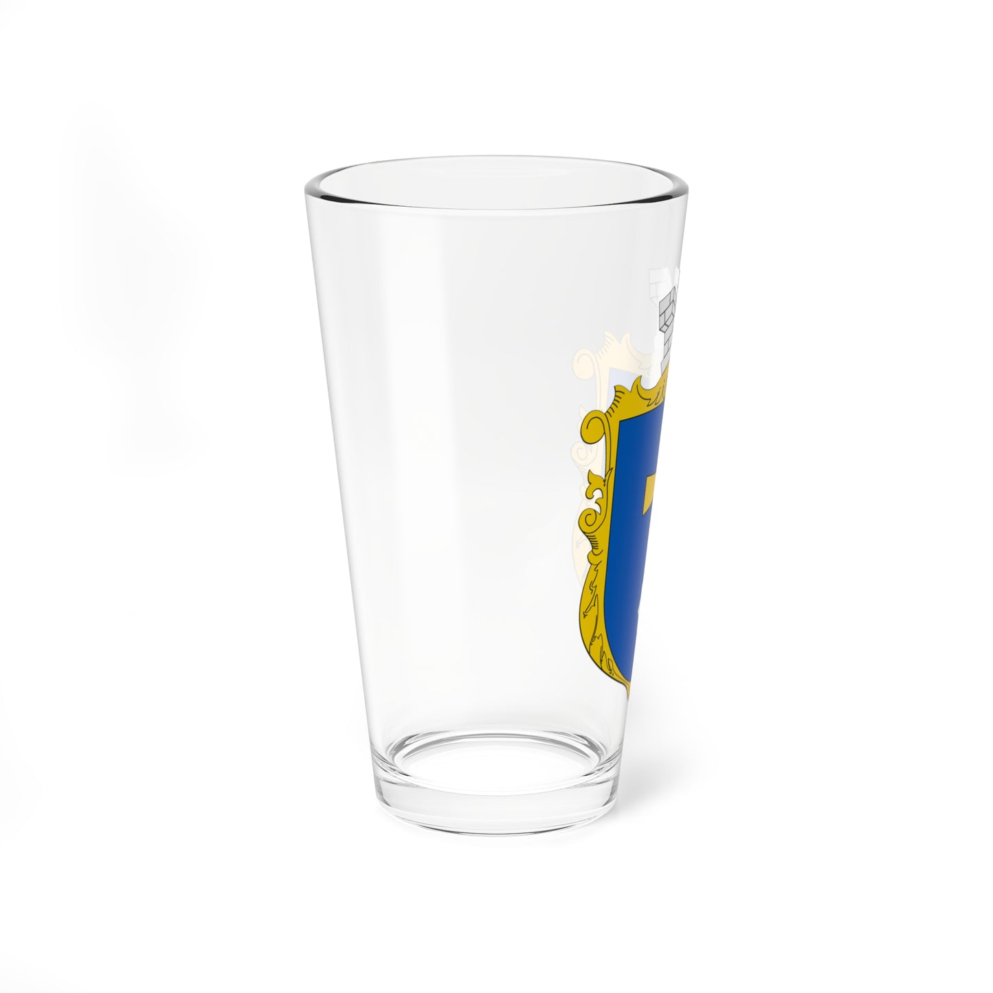 UKR COA of Myrhorod (Ukraine) (Coat of Arms) Pint Glass 16oz
