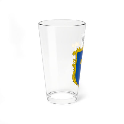 UKR COA of Myrhorod (Ukraine) (Coat of Arms) Pint Glass 16oz