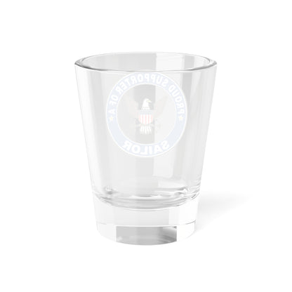 Verre à liqueur de 1,5 oz, fier supporter d'un marin (US Navy)