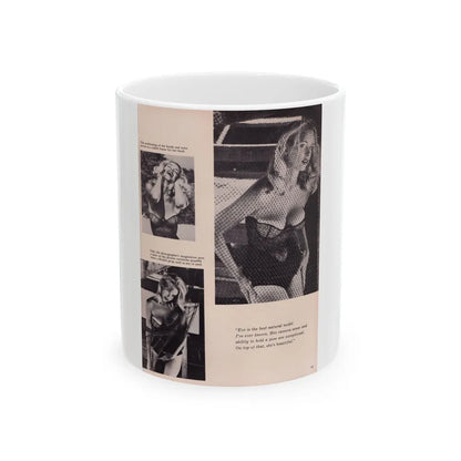 Eve Meyer #26 (Vintage Female Icon) White Coffee Mug-11oz-Go Mug Yourself