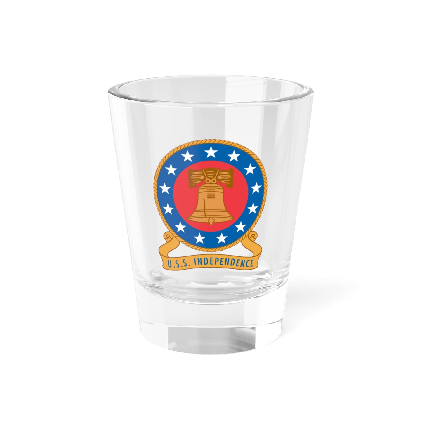 USS Independence (U.S. Navy) Shot Glass 1.5oz