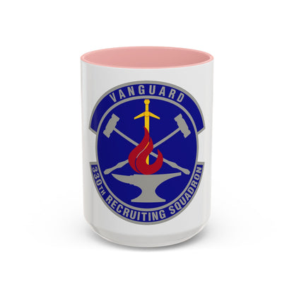 330 Recruiting Squadron AETC (U.S. Air Force) Accent Coffee Mug