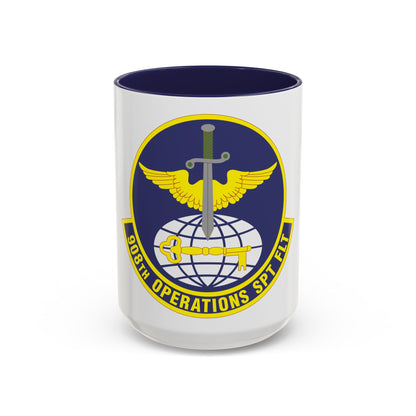 908th Operations Support Flight (U.S. Air Force) Accent Coffee Mug
