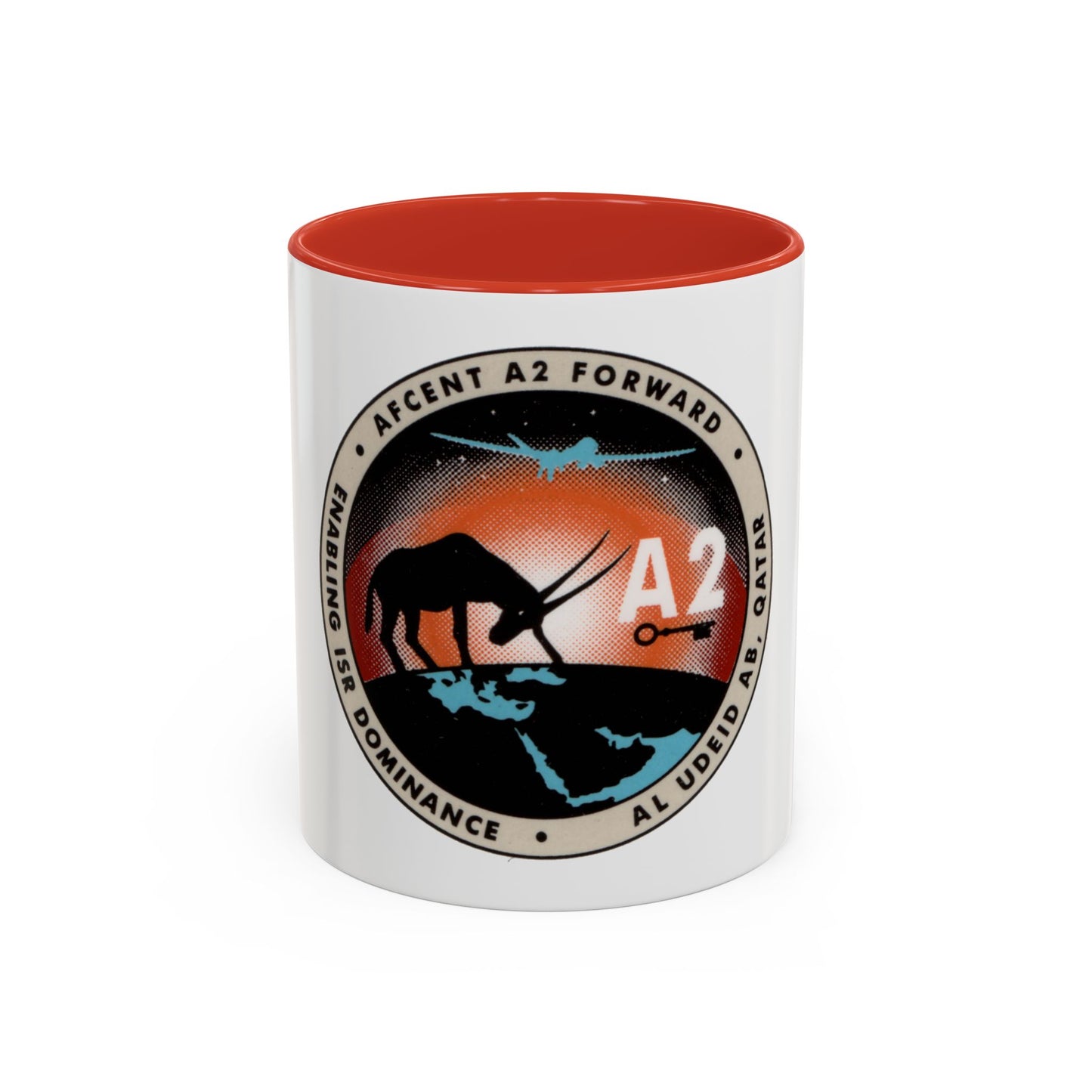 AFCENT A2 Forward (U.S. Air Force) Accent Coffee Mug
