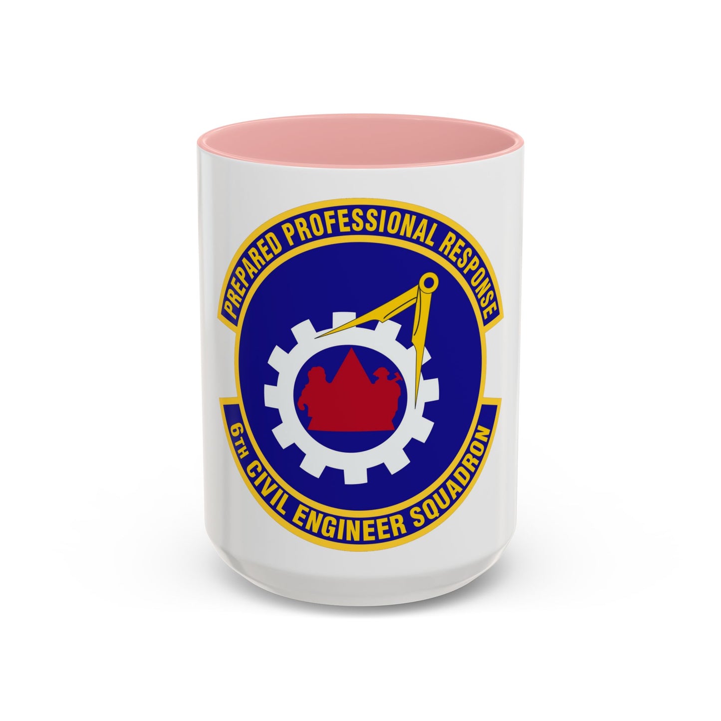 6th Civil Engineer Squadaron (U.S. Air Force) Accent Coffee Mug