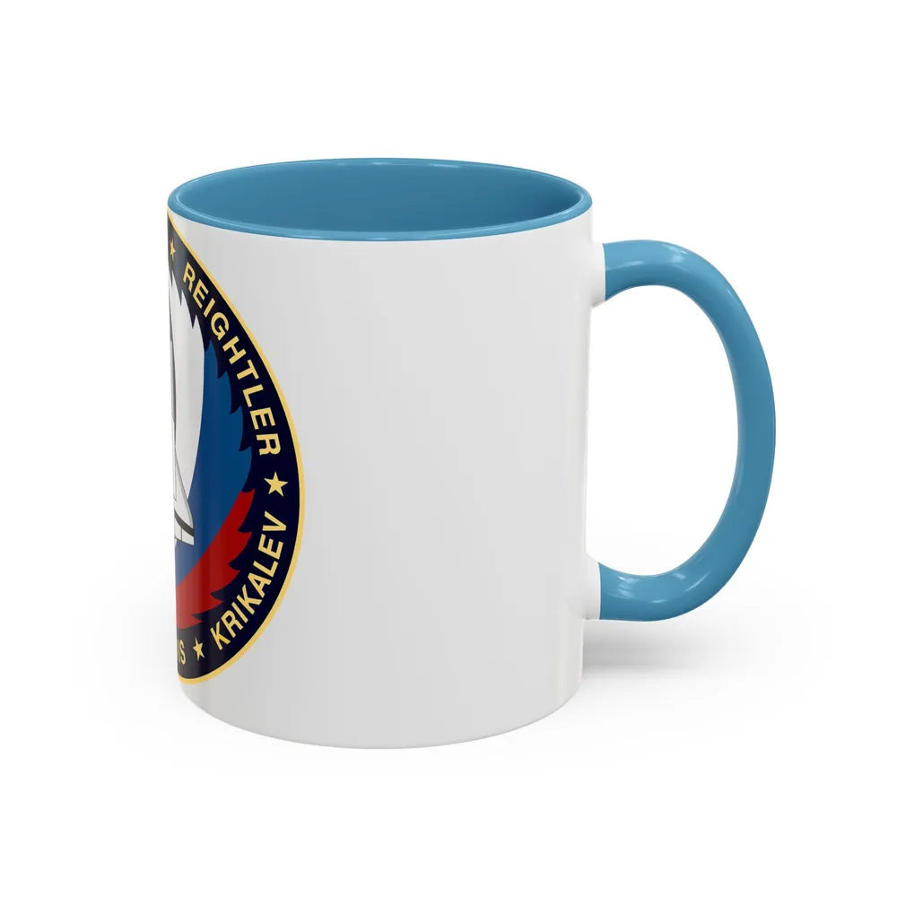 STS 60 (NASA) Accent Coffee Mug-Go Mug Yourself