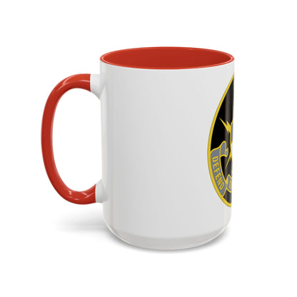 United States Cyber School 2 (U.S. Army) Accent Coffee Mug
