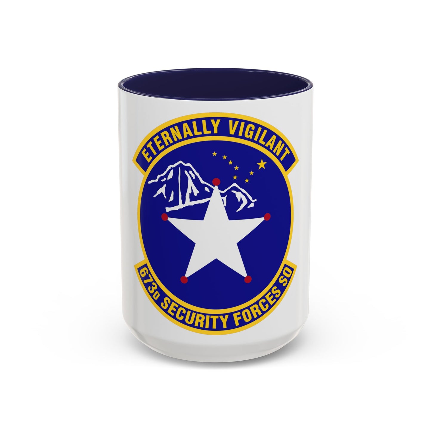 673 Security Forces Squadron PACAF (U.S. Air Force) Accent Coffee Mug