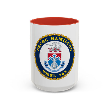 USCGC Hamilton WMSL 753 (U.S. Coast Guard) Accent Coffee Mug