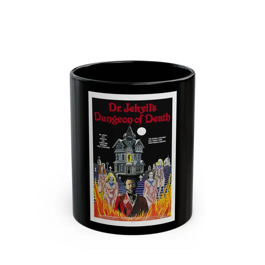 DR. JEKYLL'S DUNGEON OF DEATH 1979 Movie Poster - Black Coffee Mug-11oz-Go Mug Yourself