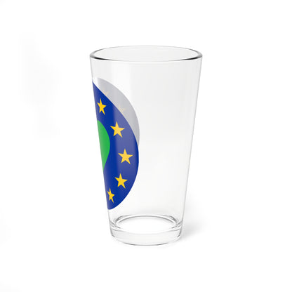 Emblem of Lunezia (Italy) (Coat of Arms) Pint Glass 16oz