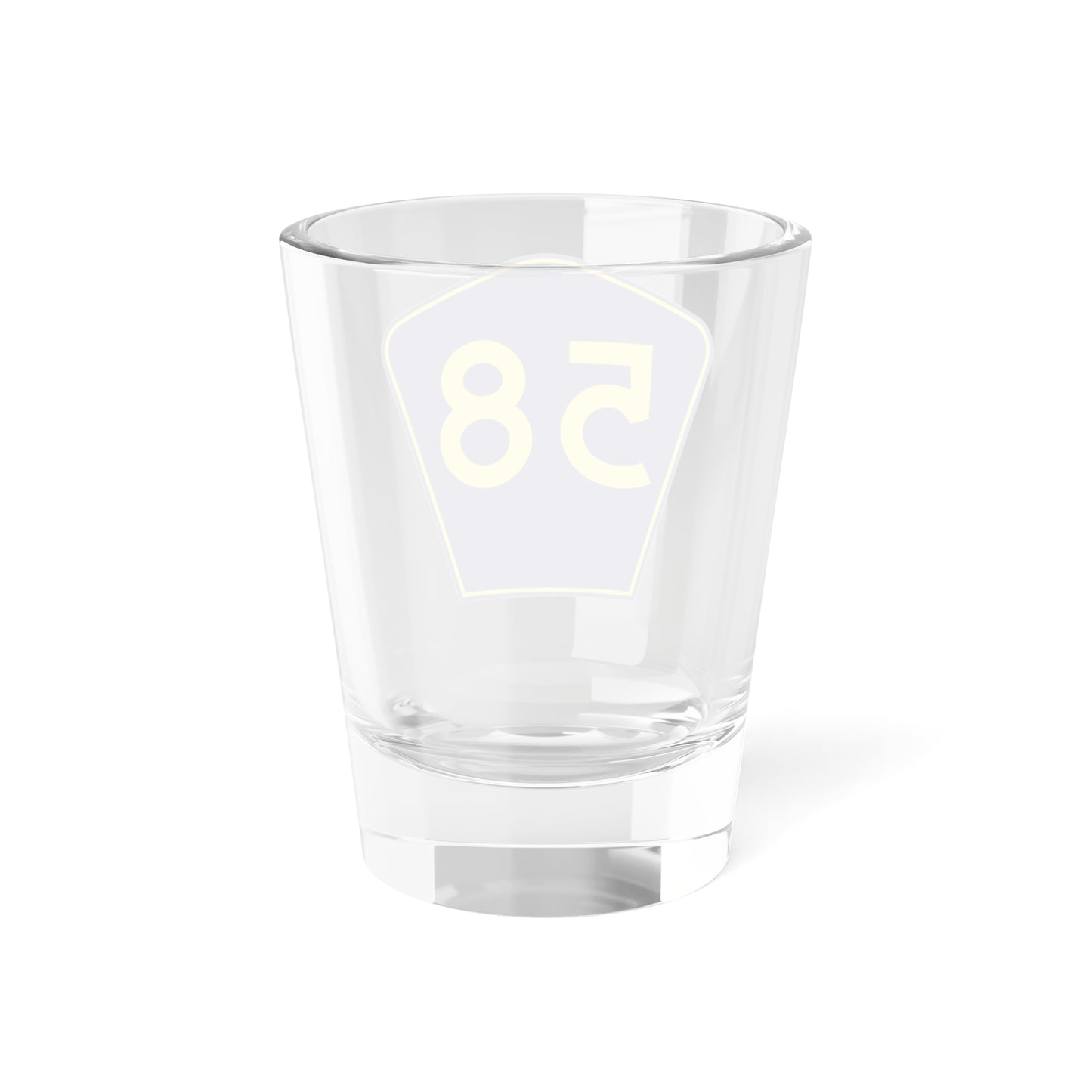 PR secondary 58 (Puerto Rico) (Road Sign) Shot Glass 1.5oz