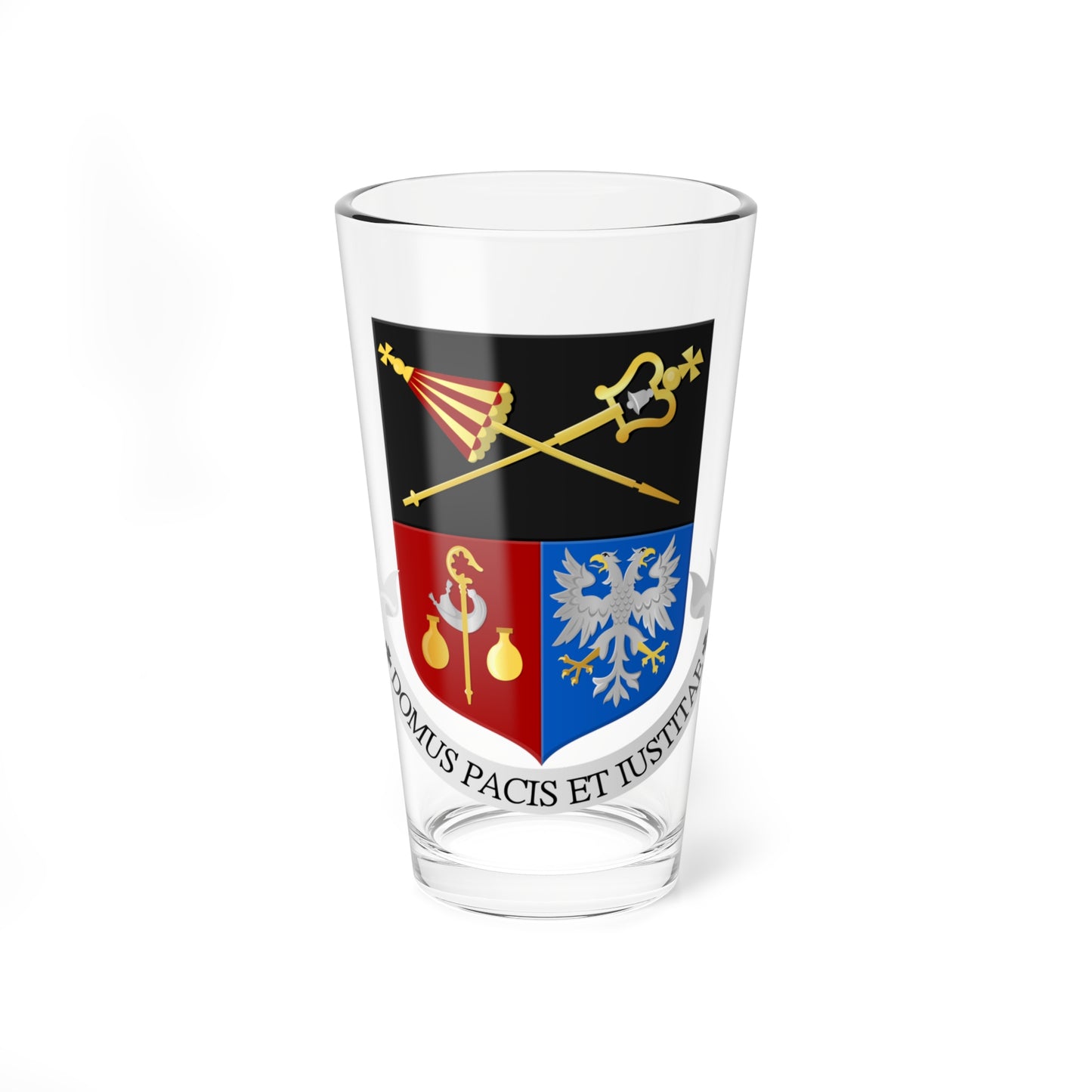 Sint Walburgis basiliek wapen (Netherlands) (Coat of Arms) Pint Glass 16oz