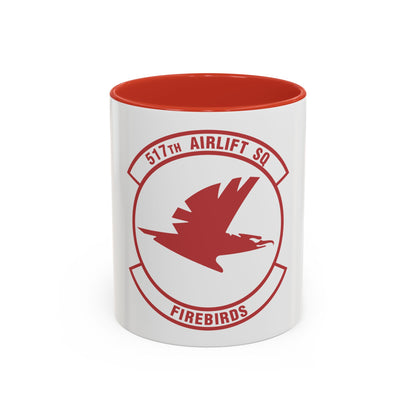 517th Airlift Squadron (U.S. Air Force) Accent Coffee Mug