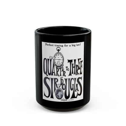 Sir Douglas Quintet 1966 (Music Poster) Black Coffee Mug-15oz-Go Mug Yourself