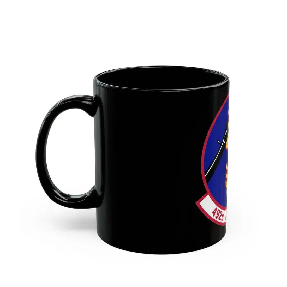 492d Fighter Squadron (U.S. Air Force) Black Coffee Mug - Go Mug Yourself