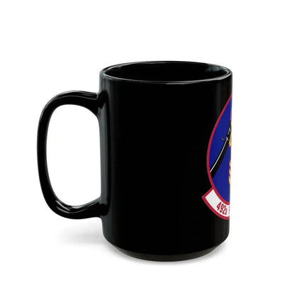 492d Fighter Squadron (U.S. Air Force) Black Coffee Mug - Go Mug Yourself