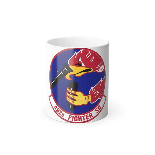 492d Fighter Squadron (U.S. Air Force) Color Changing Coffee Mug 11oz - Go Mug Yourself