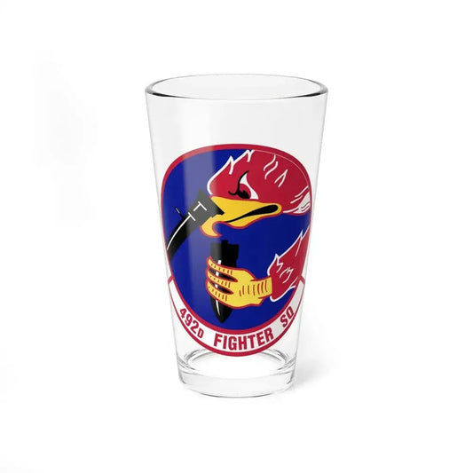 492d Fighter Squadron (U.S. Air Force) Pint Glass 16oz 16oz - Go Mug Yourself