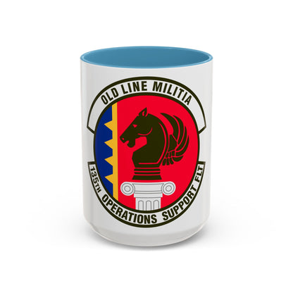 135th Operations Support Flight (U.S. Air Force) Accent Coffee Mug