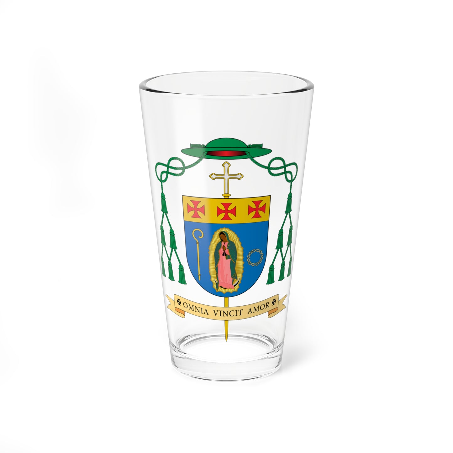 Escudo de Antônio Tourinho Neto (Spain) (Coat of Arms) Pint Glass 16oz