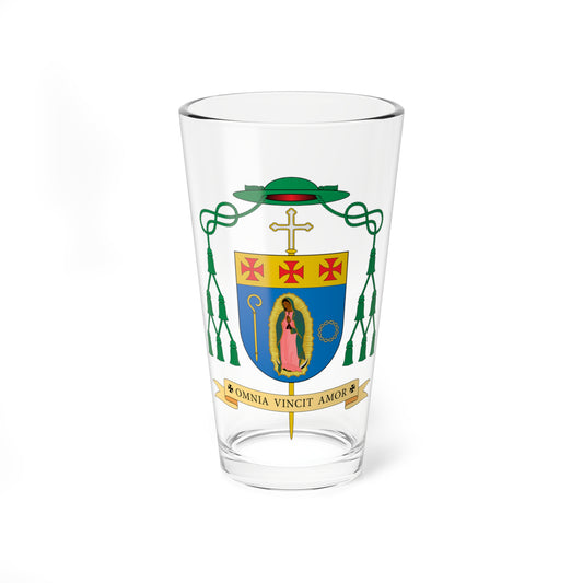 Escudo de Antônio Tourinho Neto (Spain) (Coat of Arms) Pint Glass 16oz