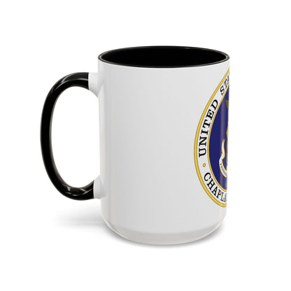 Air Force Chaplain Service (U.S. Air Force) Accent Coffee Mug