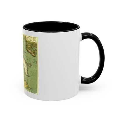 Arctic Regions (1925) (Map) Accent Coffee Mug