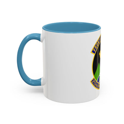 213th Space Warning Squadron (U.S. Air Force) Accent Coffee Mug