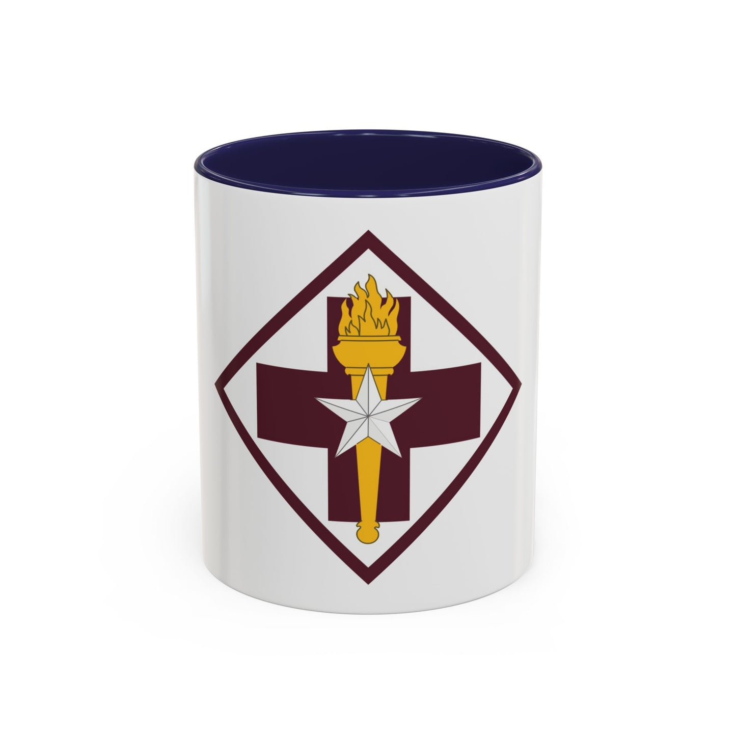 US 32nd Medical Brigade SSI (U.S. Army) Accent Coffee Mug
