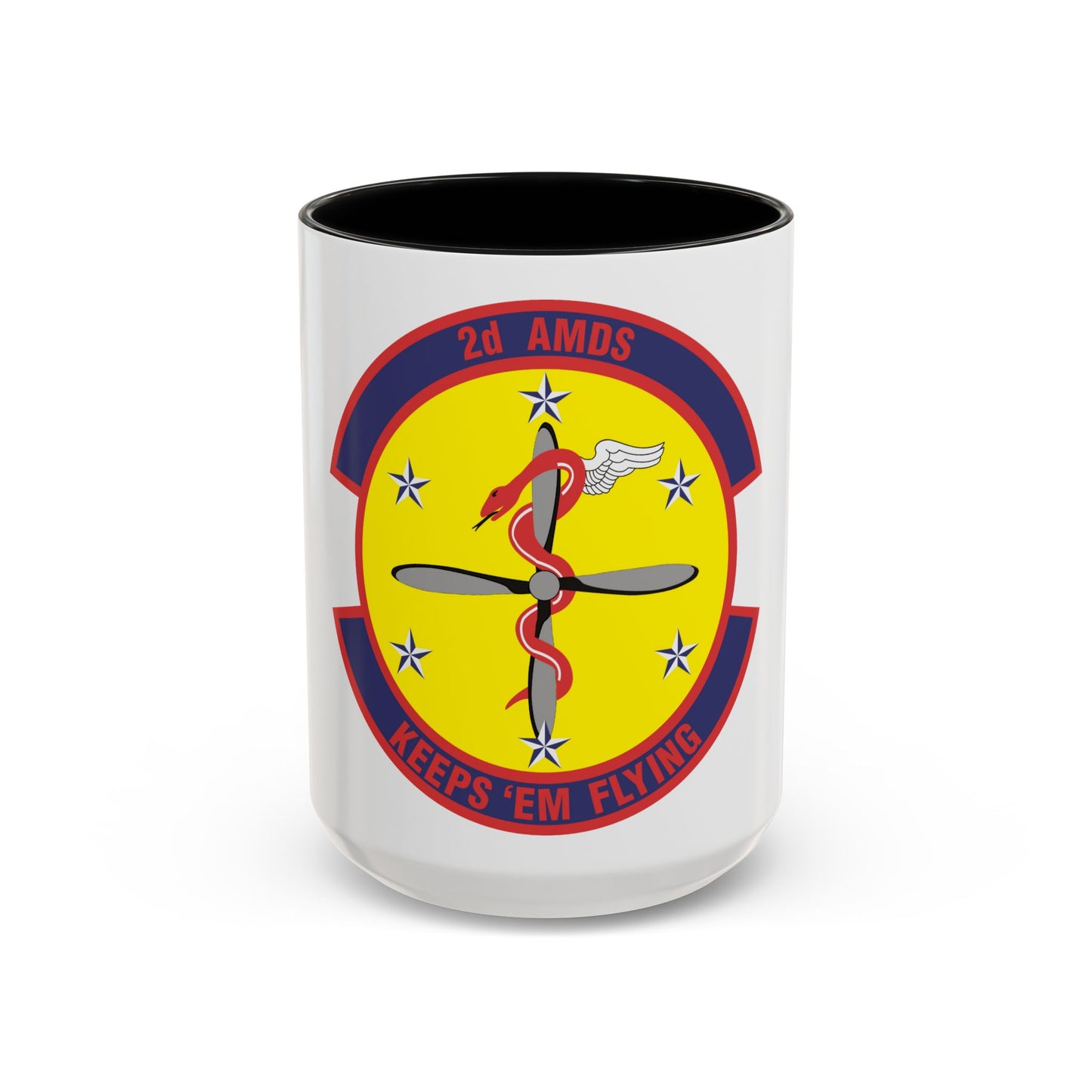 2d Aerospace Medical Squadron (U.S. Air Force) Accent Coffee Mug