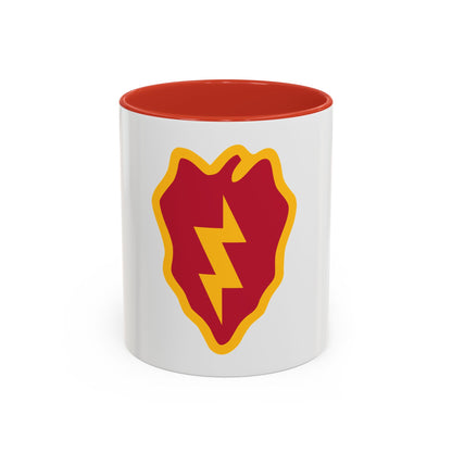 25th Infantry Division shoulder sleeve insignia (U.S. Army) Accent Coffee Mug