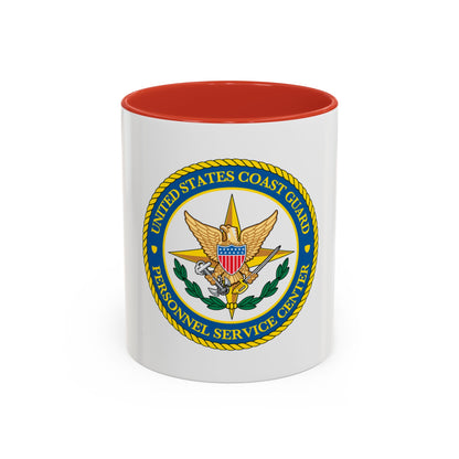 USCG Personnel Service Center (U.S. Coast Guard) Accent Coffee Mug