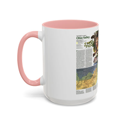 USA - Ohio Valley 2 (1985) (Map) Accent Coffee Mug