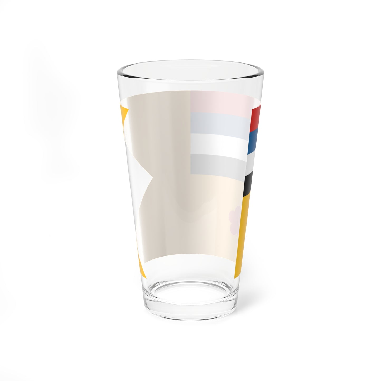 Flag of commodore of the Navy of Manchukuo (China) Pint Glass 16oz
