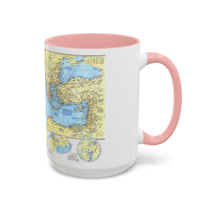 Mediterranean - Historic , 800 BC to AD 1500 (1982) (Map) Accent Coffee Mug